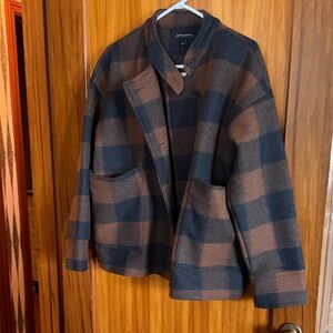 Women’s banana republic Checkered Brown and Black Jacket